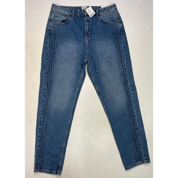 BDG Urban Outfitters Mom High Waisted Tapered Denim Jeans Women Size 33 X 32 NWT - Picture 1 of 10